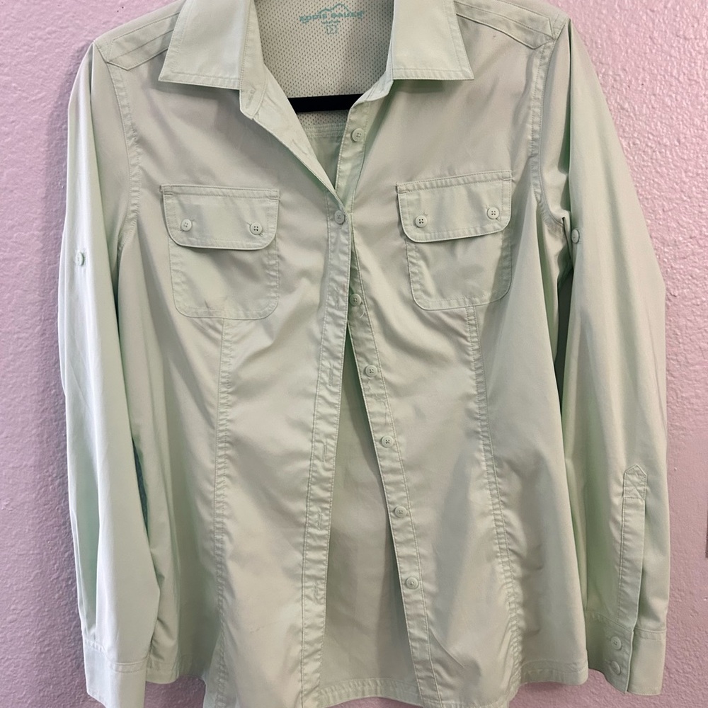 Mint Green Button Up Women’s